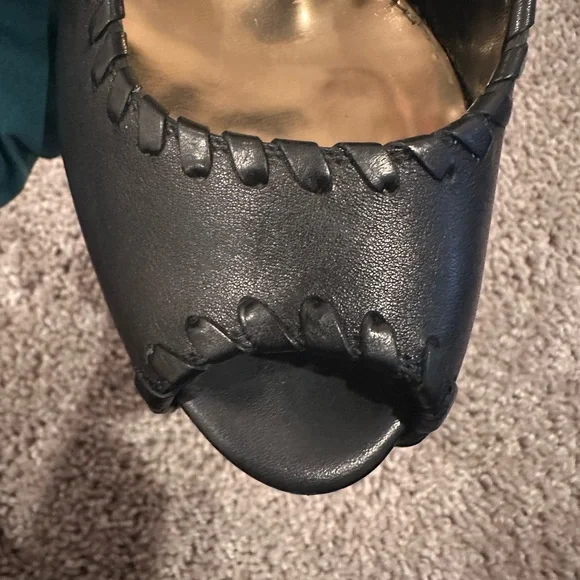 Gucci Black Peep Toe Heels - Picture 4 of 11